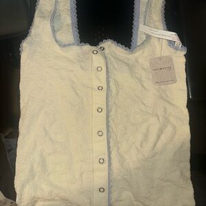 Free People Button Front Cami